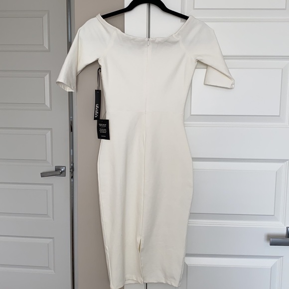 BNWT Lulu’s white bodycon dress, XS - Picture 2 of 3
